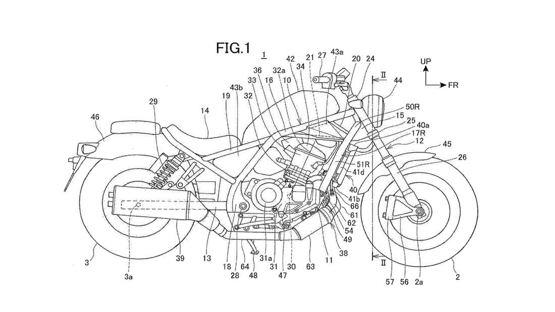 Honda Rebel 1100 patent image
